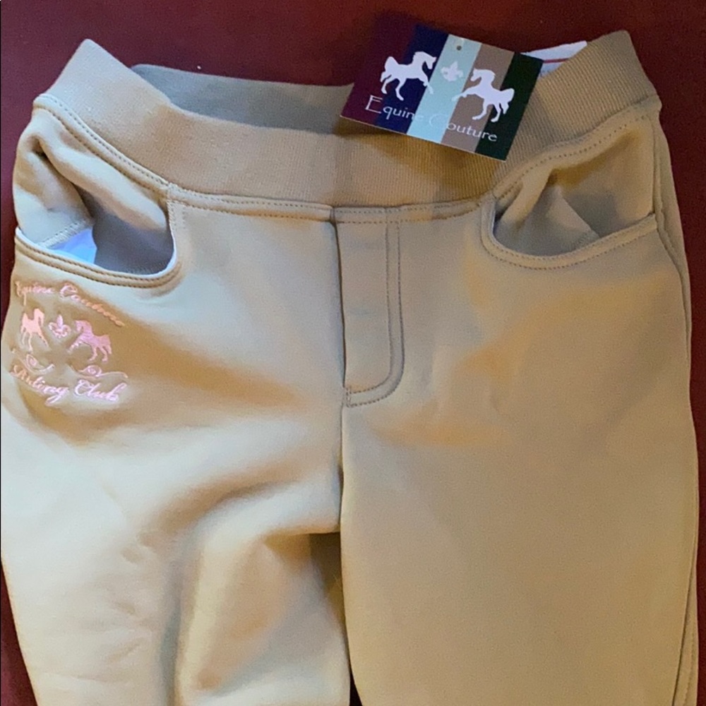 NEW! Equestrian pants. Tan riding pants for teen
